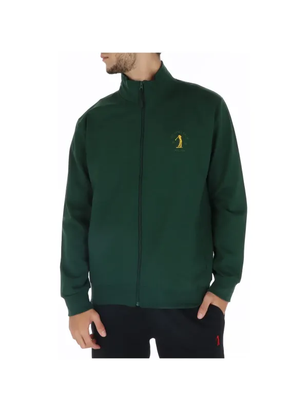 Grüne Golfjacke mit Reißverschluss