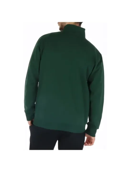 Dunkelgrüner Golf-Warm-up-Pullover