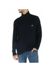 Schwarzer Lyle & Scott Rollkragenpullover