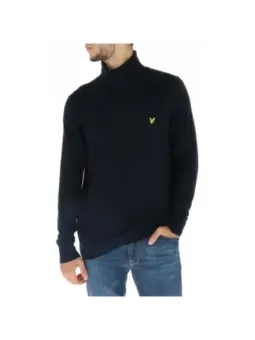 Schwarzer Lyle & Scott Rollkragenpullover