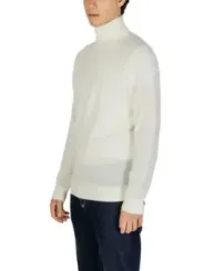 Weißer Calvin Klein Rollkragenpullover