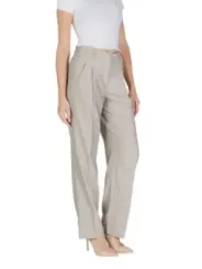 Beige Vero Moda Hosen mit Bindeband