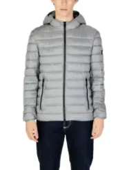 Leichte graue Gianni Lupo Pufferjacke
