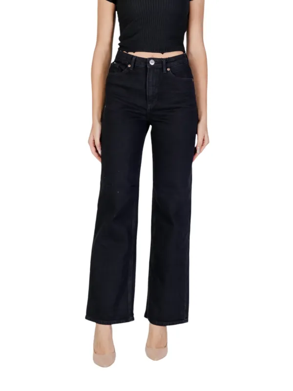 Schwarze Straight-Leg Vero Moda Jeans