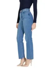 Mid-blue Vero Moda straight-leg jeans