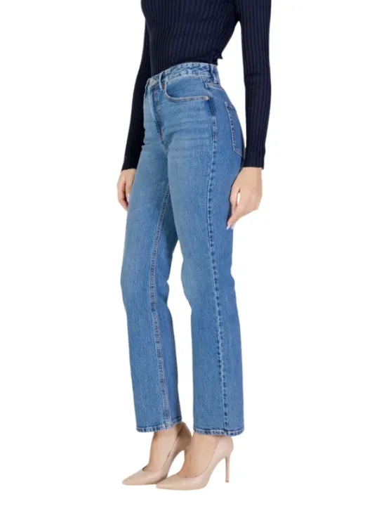 Mid-blue Vero Moda straight-leg jeans