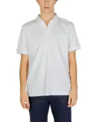 Calvin Klein V-Neck Baumwoll-Polohemd