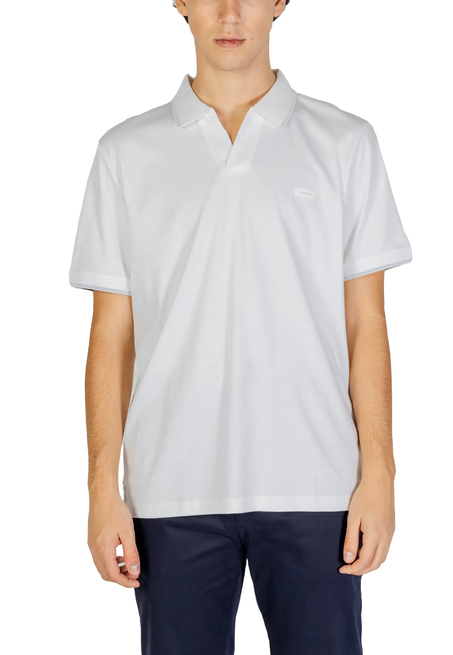 Herren Polo Weiß 477807