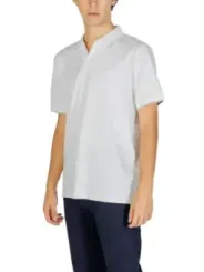 Weißes Calvin Klein Poloshirt Herren