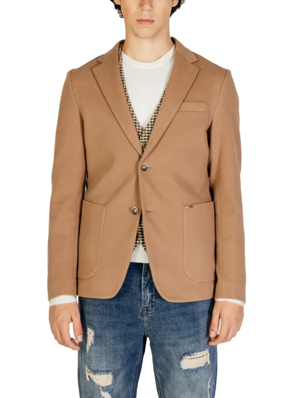 Tan Herren Blazer klassischer Stil