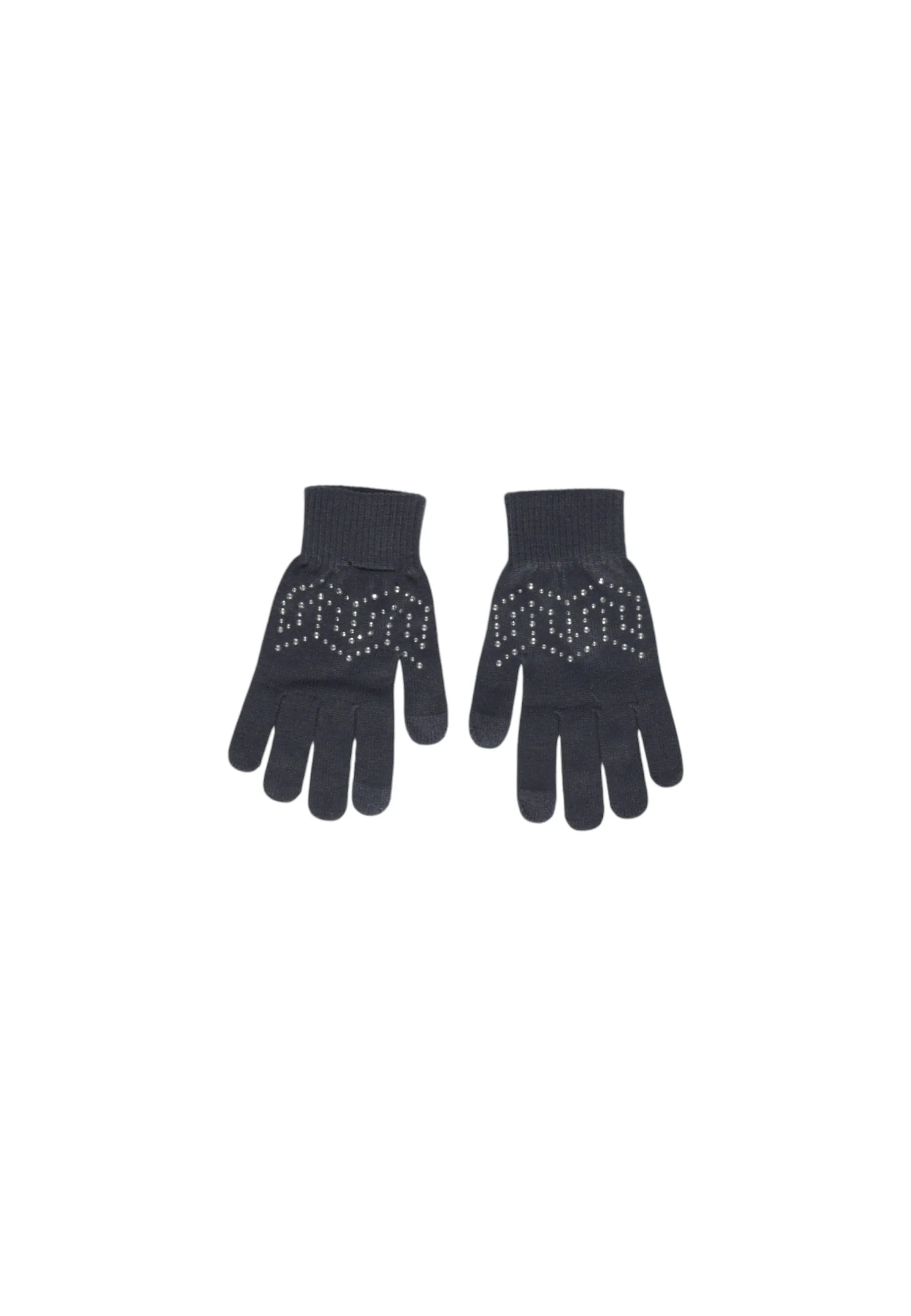 Pieces Handschuh Grau 477498