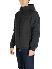 Schwarze reversible Pufferjacke Calvin Klein