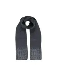 Schwarzer Schal mit Metallic-Perlen