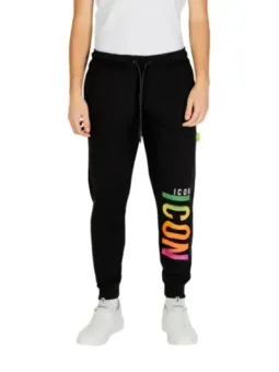 Schwarze ICON Jogginghose mit Logo