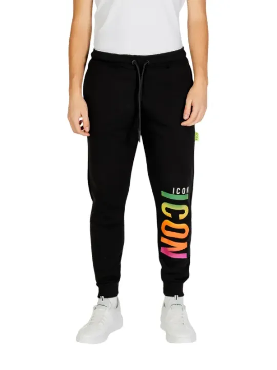 Schwarze ICON Jogginghose mit Logo