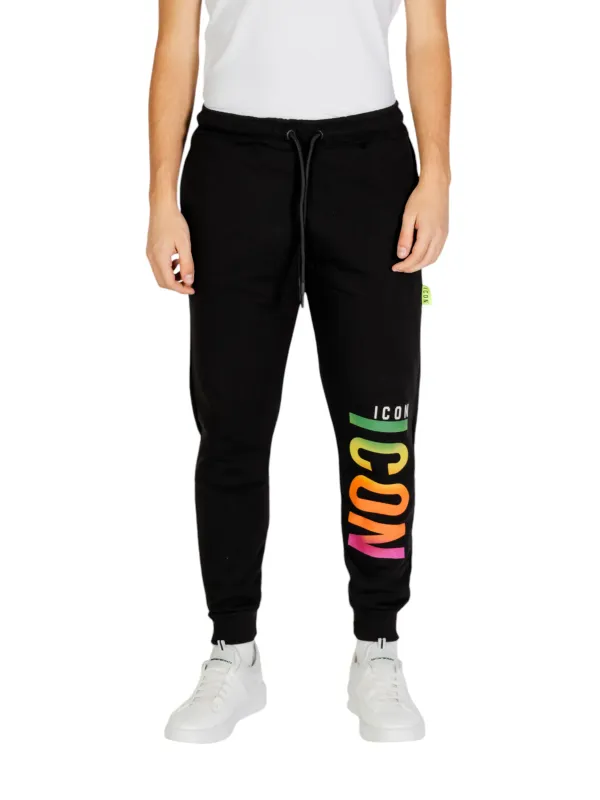 Schwarze ICON Jogginghose mit Logo