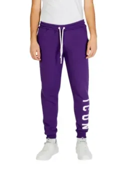 Lila Herren Jogginghose mit Aufschrift