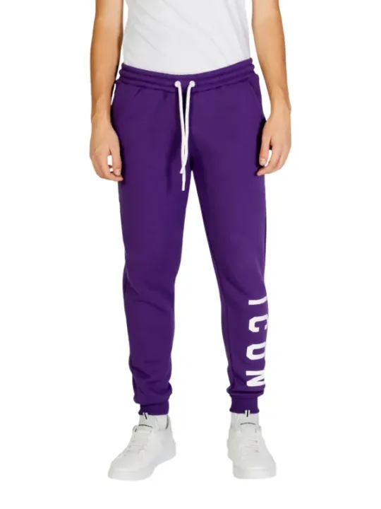 Lila Herren Jogginghose mit Aufschrift