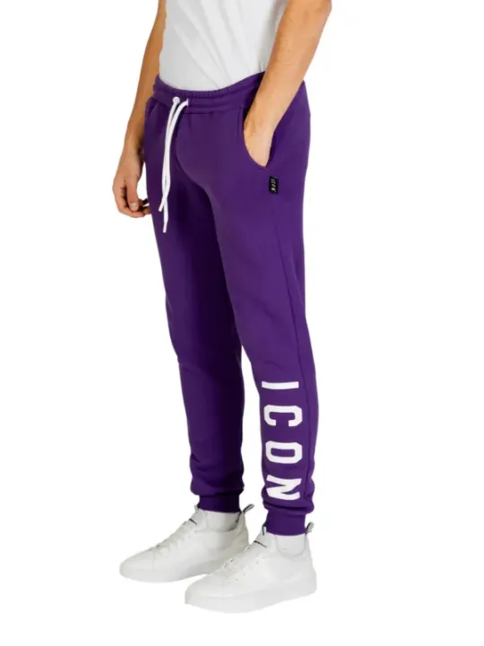 Lila ICON Trainingshose lässiger Stil