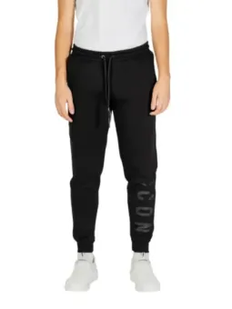 Schwarze Icon Trainingshose mit Kordelzug
