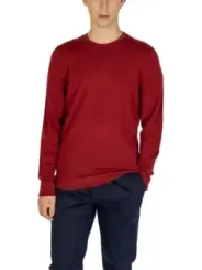 Roter Pullover lockere Passform Calvin Klein