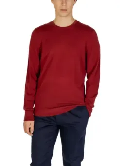 Roter Pullover lockere Passform Calvin Klein