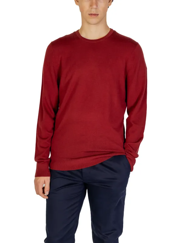 Roter Pullover lockere Passform Calvin Klein