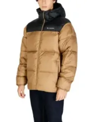 Columbia 477626 warme Winterjacke schwarz-beige