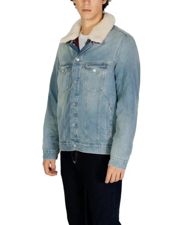 Tommy Hilfiger Denimjacke mit Fellkragen
