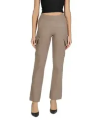 Mid-Rise Cropped Flare-Hosen Vila