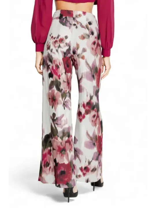 Weiße rote Blumen-Hose Rinascimento