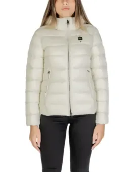 Schwarze Blauer gesteppte Winterjacke Damen