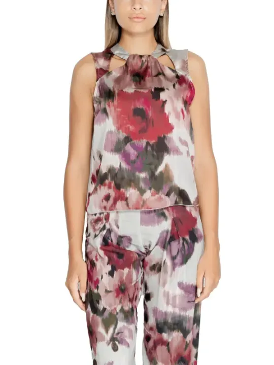 Blumenmuster Damen Tanktop Rinascimento