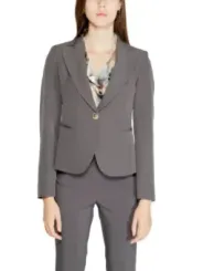 Taupe Rinascimento Blazer, elegante Frau
