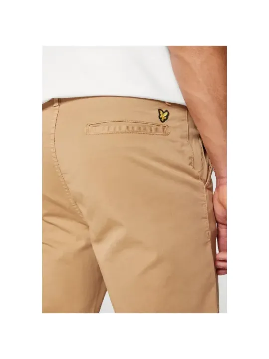 Schwarze Flanell Chinos von Lyle & Scott