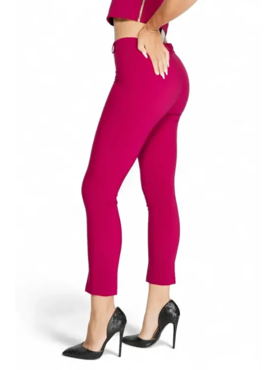 Pinke hochtaillierte Rinascimento-Hosen