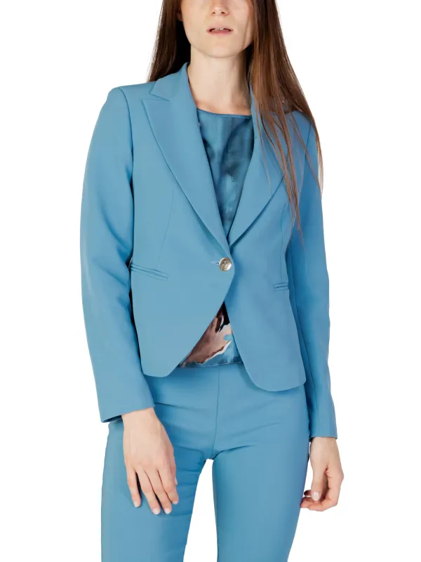 Helles blaues Damenanzug-Set