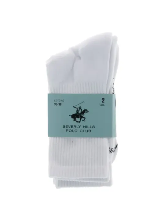 Weiße Beverly Hills Polo Socken