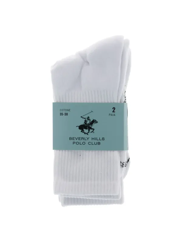 Weiße Beverly Hills Polo Socken