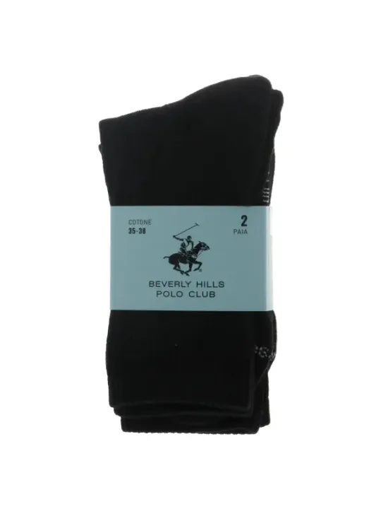 Schwarze Baumwollsocken im Doppelpack