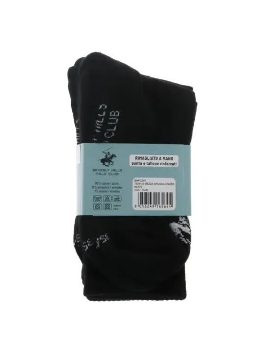 Schwarze Socken mit Palmenmuster