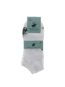 Weiße Socken mit Pferde-Logo