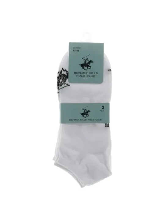 Weiße Socken mit Pferde-Logo