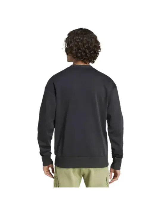 Grauer Adidas Fleece Crewneck Pullover