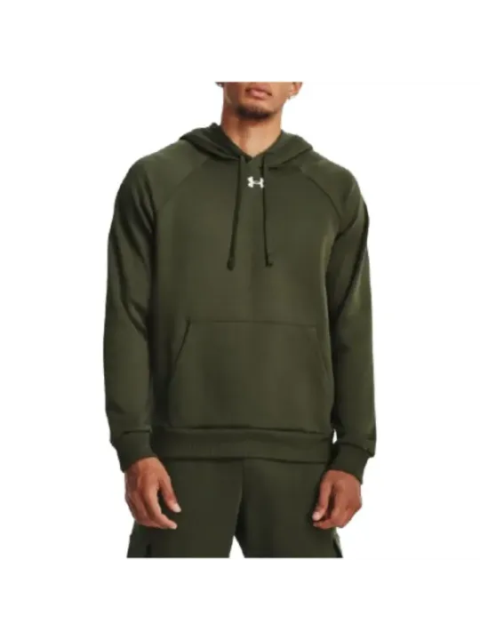 Olivgrüner Under Armour Trainingsanzug Hoodie
