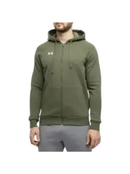 Grüne Under Armour Reißverschluss Kapuzenjacke