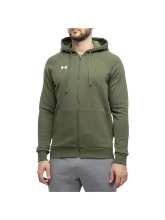 Grüne Under Armour Reißverschluss Kapuzenjacke