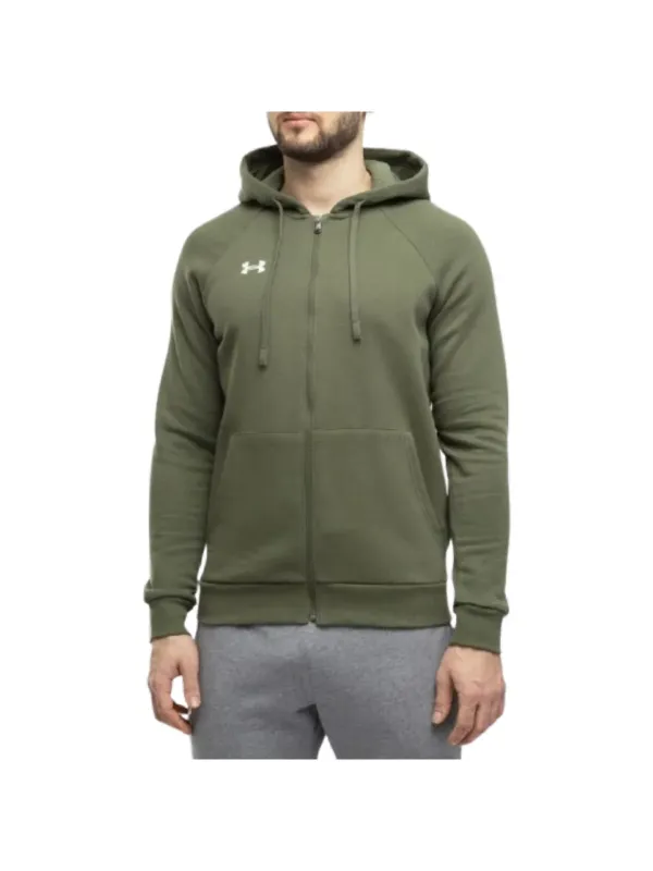Grüne Under Armour Reißverschluss Kapuzenjacke