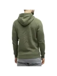 Olivgrüner Under Armour Kapuzenpullover Fleecejacke