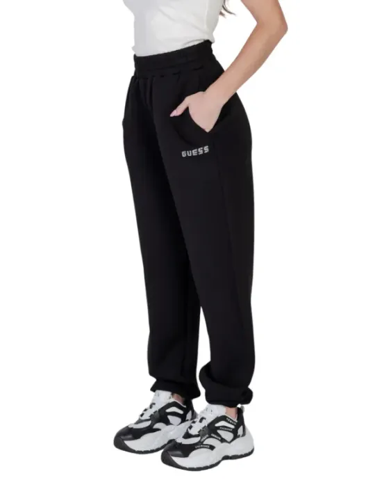 Schwarze Guess Active Trainingshose mit Logo